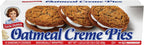 Little Debbie Oatmeal Crème Pies, 12 Individually Wrapped Sandwich Cookies, 16.2 OZ Box