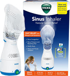 Vicks Sinus Inhaler, New & Improved Non-Medicated Steam Inhaler for Sinus Relief, Allergies, Congestion & Colds, Vocal Steamer, Soothes Nasal & Throat Passages, Works with VapoPads (1 Included)