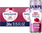 Sanpellegrino Soda Italiana Cherry Sorbetto Italian Sparkling Drink, 0g Added Sugar, Real Fruit Juice, Italian Soda Sparkling Beverage, 24-Pack