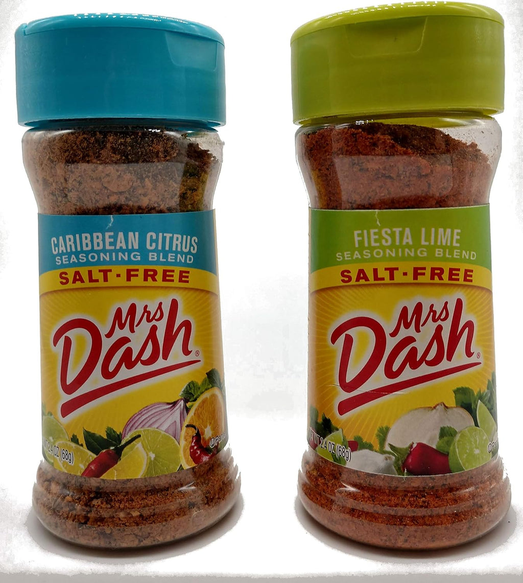 Mrs. Dash Caribbean Citrus and Fiesta Lime Bundle (2.4 oz, 1 of each flavor)