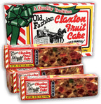 Claxton Fruit Cake – 3-1 Lb. Dark Recipe | Old Fashioned Holiday Fruitcake Packed in our Traditional Claxton Carton | A Holiday Favorite for over 115 years | 3-Pack