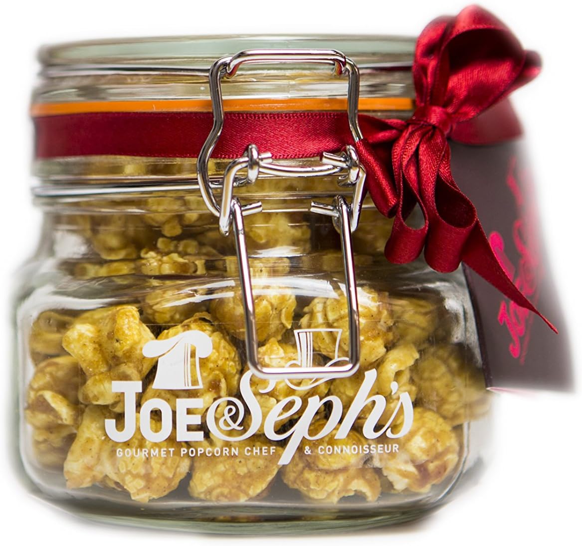 Joe & Seph's Popcorn Kilner Jar of Salted Caramel Popcorn, 0.5 Litre