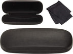 Noble Hard Shell Brushed Eyeglass Case, Protective Holder for Glasses and Sunglasses