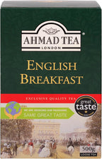 Ahmad Tea Black Tea, English Breakfast Loose Leaf, 500 Gram Box