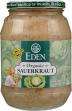 Eden Organic Sauerkraut, 32 oz Glass Jar, Fine Cut