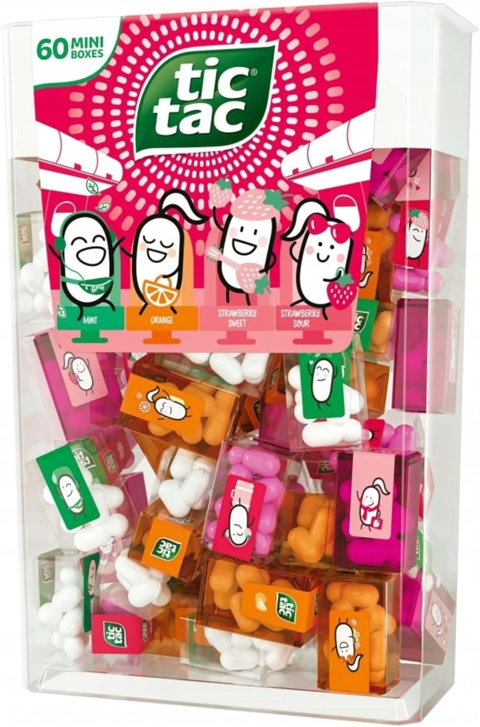 Tic Tac Travels Strawberry Edition, Mini Packs Mix