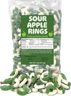 Sour Gummy Apple Rings Halal Gummies Sour Candy Bulk, Gummy Candy Bulk 5 Pound