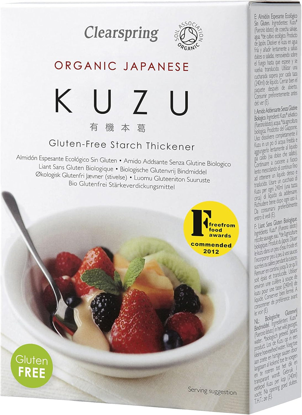 Clearspring - Organic Japanese Kuzu - Gluten Free Starch Thickener - 125g