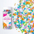 Purple Easter Sprinkles for Cake Decorations, 3.52oz Carrot Sprinkles Edible for Cupcakes Topper for Cupcakes Topper Baking Cookies Easter Spring Party Supplies