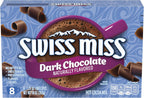 Swiss Miss Dark Chocolate Flavored Hot Cocoa Mix, Hot Cocoa Bar Supplies, 1.25 oz., 8-Count Envelopes (12 Boxes)