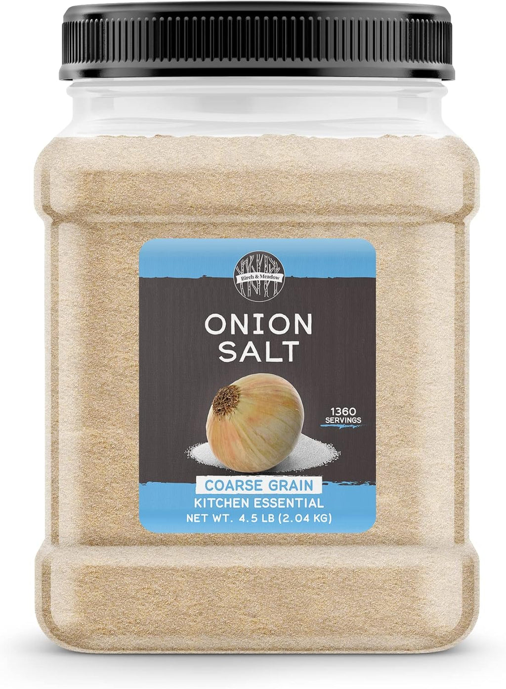 Birch & Meadow 4.5 lb of Onion Salt, Flavorful, Soups & Savory Dishes