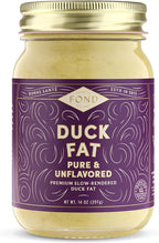 FOND Regenerative Pure Duck Fat for Cooking - 14oz Pure & Unflavored Rendered Duck Fat, High Smoke Point Oil for Searing, Roasting, Sautéing - Keto & Paleo Friendly, Neutral Buttery Flavor & Non-GMO