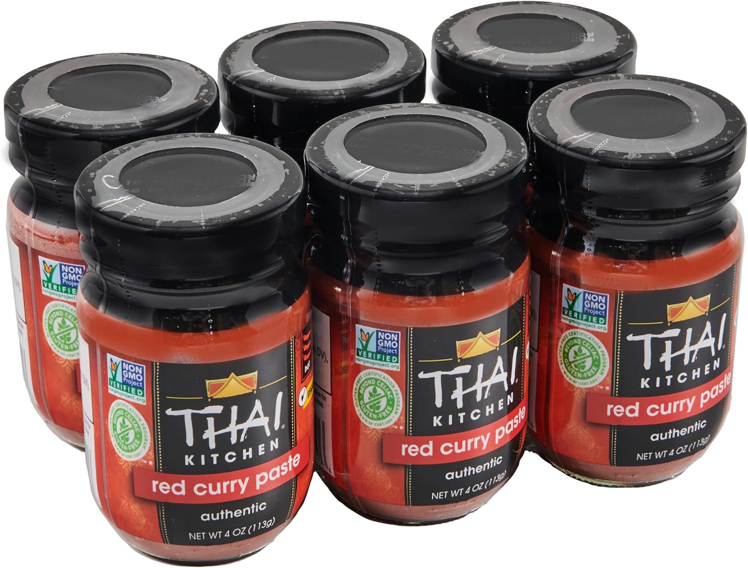Thai Kitchen Gluten Free Red Curry Paste, 4 oz (Pack of 6)