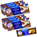 Voortman Sugar Free Chocolate Wafers (6, 9oz packs) - Variety Pack - Chocolate Chip (1, 8oz pack)- Made with Real Cocoa Chocolate - 7 Items Total