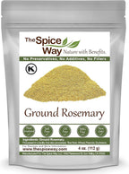 The Spice Way Ground Rosemary - rosemary powder ground pure from rosemary leaves - 4 oz resealable bag