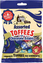 Walkers' Nonsuch Assorted Toffees & Chocolate Éclairs | Contains English Creamy, Milk & Dark Chocolate Covered, Banana Split & Milk Toffees | Traditional British Candy | 5.29 Oz (150g)
