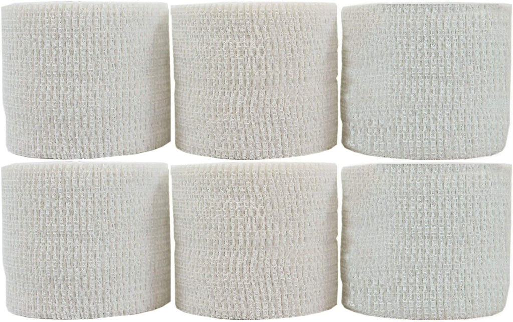 Powerflex 2" Stretch Athletic Tape - 6 Rolls, White