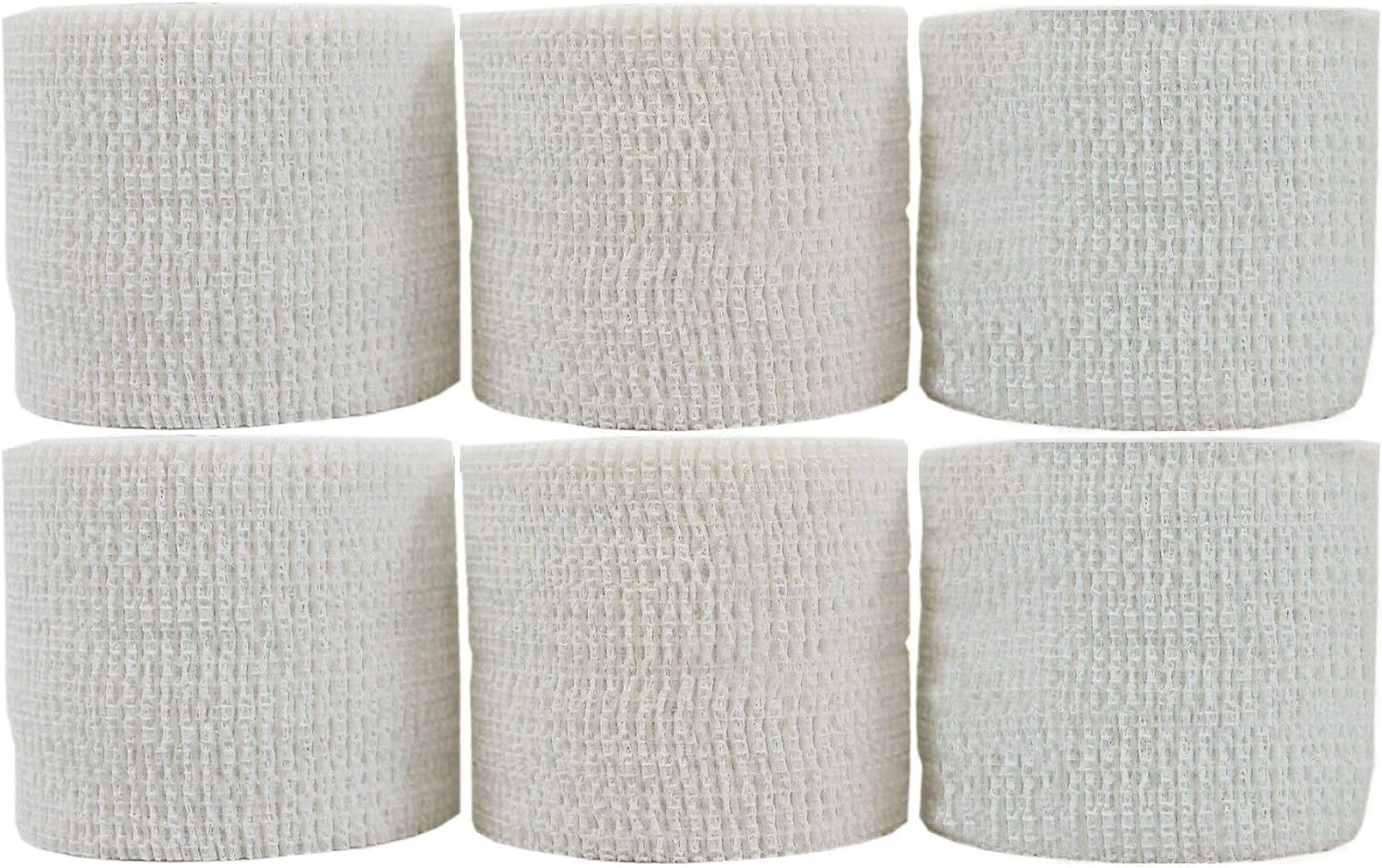 Powerflex 2" Stretch Athletic Tape - 6 Rolls, White