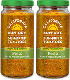 Sun-Dried Tomato Pesto 8.5oz (Pack of 2) by CALIFORNIA SUN DRY | Gluten-Free and Antioxidant Rich
