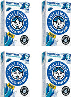 Milliways Mighty Mint | Plastic Free Gum | Xylitol, Aspartame-Free, Sugar-Free, Plant-Based, Natural Chewing Gum | 40 Pieces Total (4 Packs of 10 Pieces)
