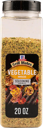 McCormick Grill Mates Vegetable Seasoning, 20 oz - One 20 Ounce Container Vegetable Seasoning Blend With Premium Blend of Spices, Perfect for Kabobs Roasted Vegetables and Pasta