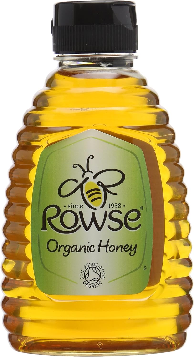 Rowse Organic Squeezable Honey 340g - Pack of 6