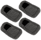Vive Walker Ski Glide Covers (4 Pack) - Handicapped Accesories for Seniors and Elderly - Pads for Folding Walker Feet - Replacement Part, Slides Easily - for Hardwood Floor Use - Universal Fit