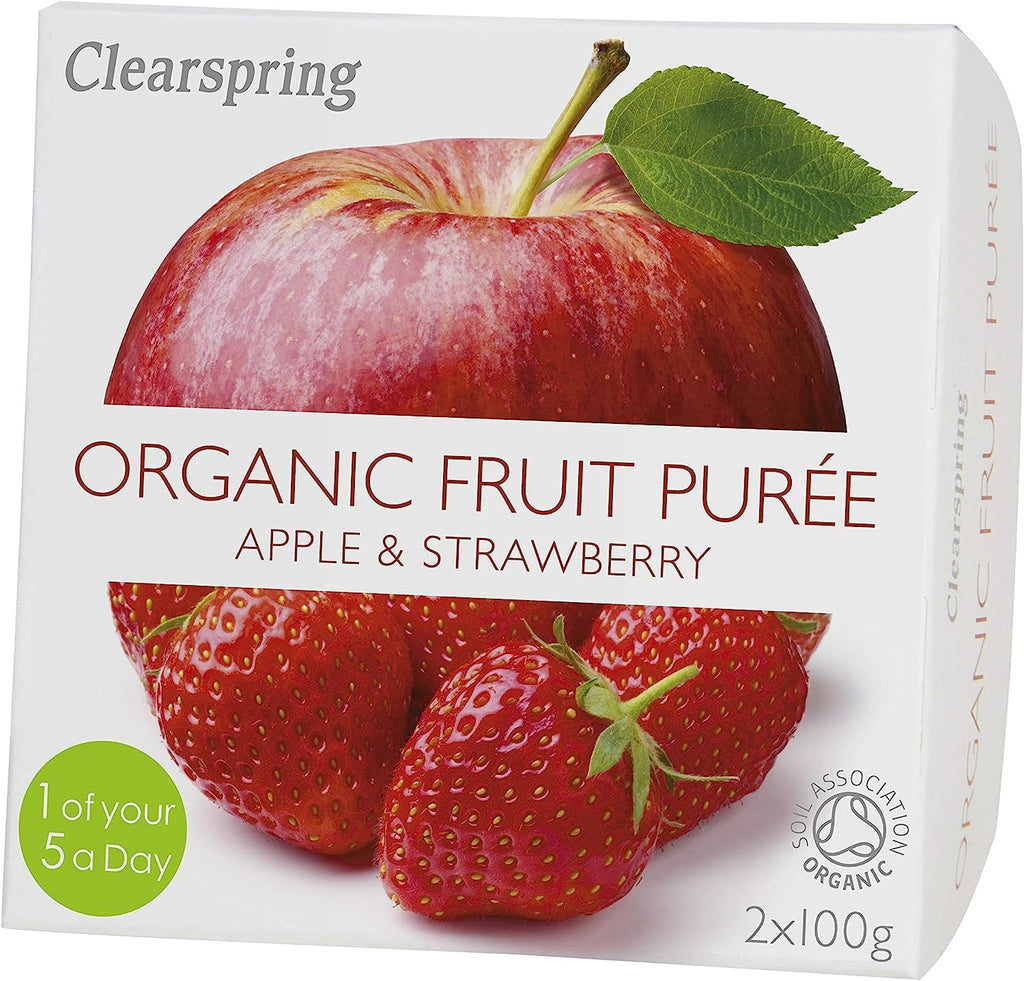Clearspring - Organic Fruit Puree - Apple & Strawberry - 200g