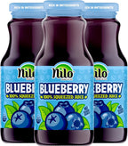 NILO Blueberry Juice | 100% Squeezed Wild Blueberry Arandano | NO Sugar added | NON GMO | NOT From Concentrate | 8.45 oz (Pack of 12)