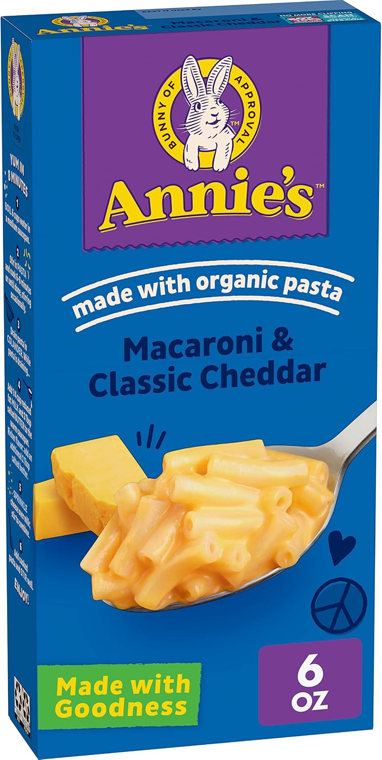 Annie's Classic Macaroni & Mild Cheddar Macaroni & Cheese Natural 6 oz Box