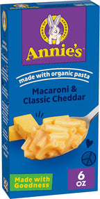 Annie's Classic Macaroni & Mild Cheddar Macaroni & Cheese Natural 6 oz Box