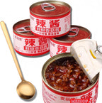 MKSDDF-2.82oz/80g*3 Cans Mushroom Chili Sauce Asian Chili Sauce Mushroom Sauce Chinese Sauce Spicy Sauce Chili Bean Sauce Chinese Food Chili Oil-Instant Chili Sauce-Bring A Spoon