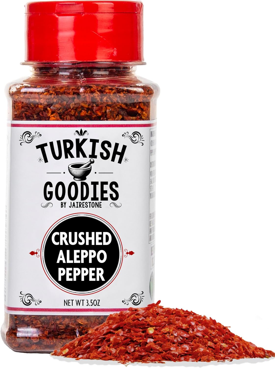 Turkish Goodies Aleppo Pepper Flakes (Pul Biber) | Authentic Pul Biber Turkish Spice | Fruity & Savory Seasoning | 3.5oz