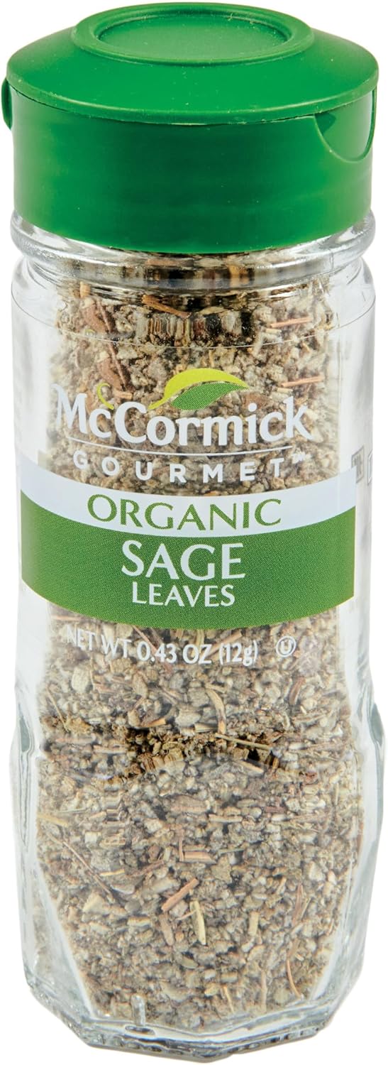 McCormick Gourmet Organic Sage Leaves, 0.43 oz