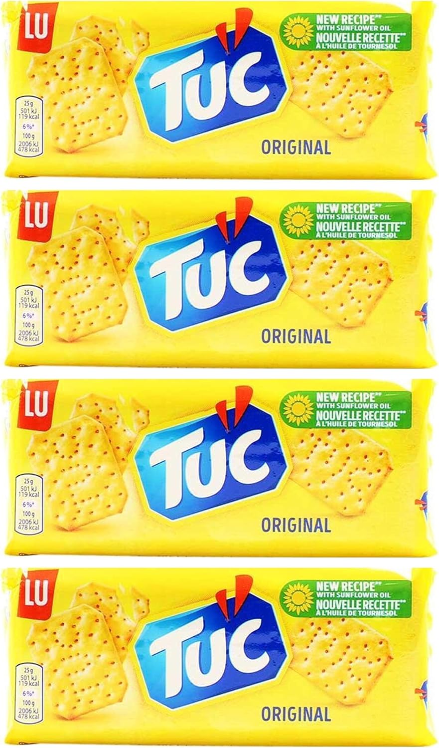 Lu Tuc Crackers Original 3.5 oz From France Pack of 4