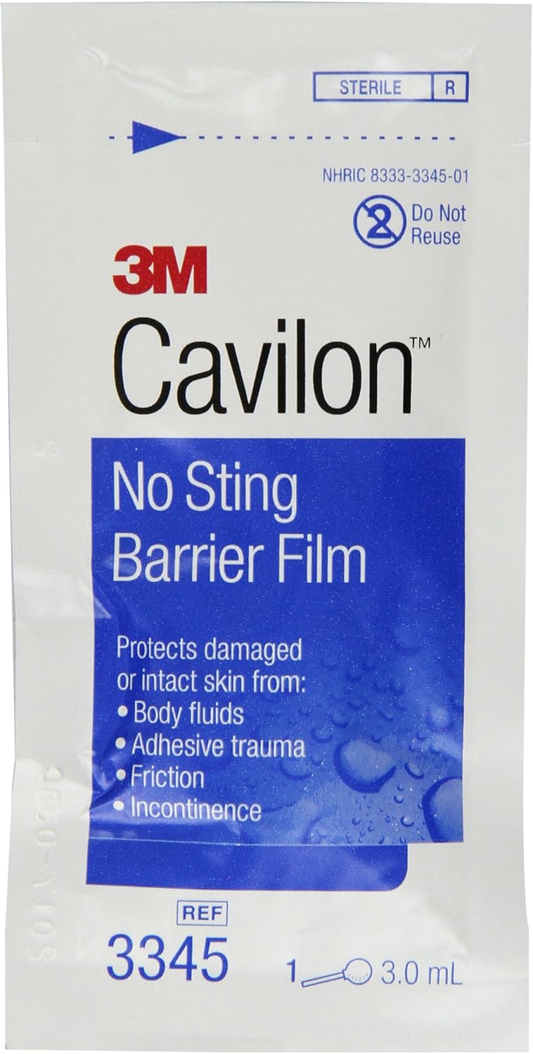 3M™ Cavilon™ No Sting Barrier Film 3345, 3 ml Wand Pack of 25