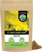 St. John's infusion (8oz), St. John's wort tea, gently dried, cut, 100% pure and natural