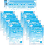 8 Pack Instant Cold Packs (4.3" x 5.9") - Disposable Ice Packs for Injuries | Cold Compress Ice Pack for Pain Relief, Swelling, Inflammation, Sprains, Toothache - Cold Pack for Athletes