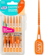 TEPE Easypick Dental Picks for Daily Oral Hygiene, Healthy Teeth and Gums, Size Xs/S / 1 X 60 Picks
