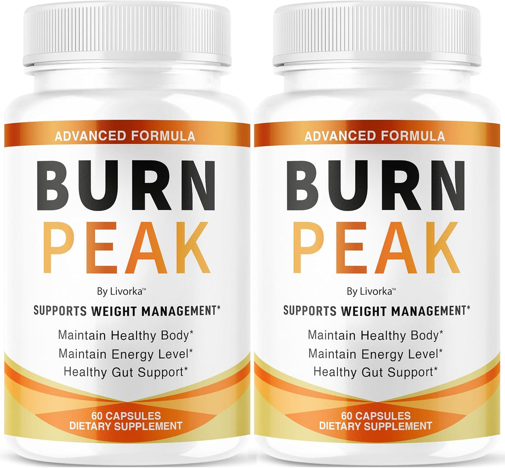 (2 Pack) Burn Peak Capsules - Official BurnPeak Weight Pills Advanced Premium Support, All Natural Burn Peak Pink Salt Trick Supplement for Overall Health & Wellness Reviews, 120 Capsules for 2 Months