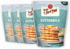 Bob's Red Mill Signature Buttermilk Pancake Mix, 20oz (Pack of 4)- Just Add Water, Makes 32-40 Pancakes per Bag