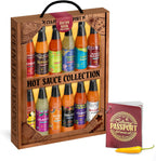 Culinary Passport Ultimate Hot Sauce Variety Pack - 12 Hot Sauce Bottles Gift Set