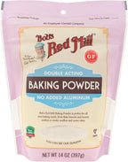 Bob's Red Mill Baking Powder, 14oz (Pack of 1) - Gluten Free, Vegan, Kosher