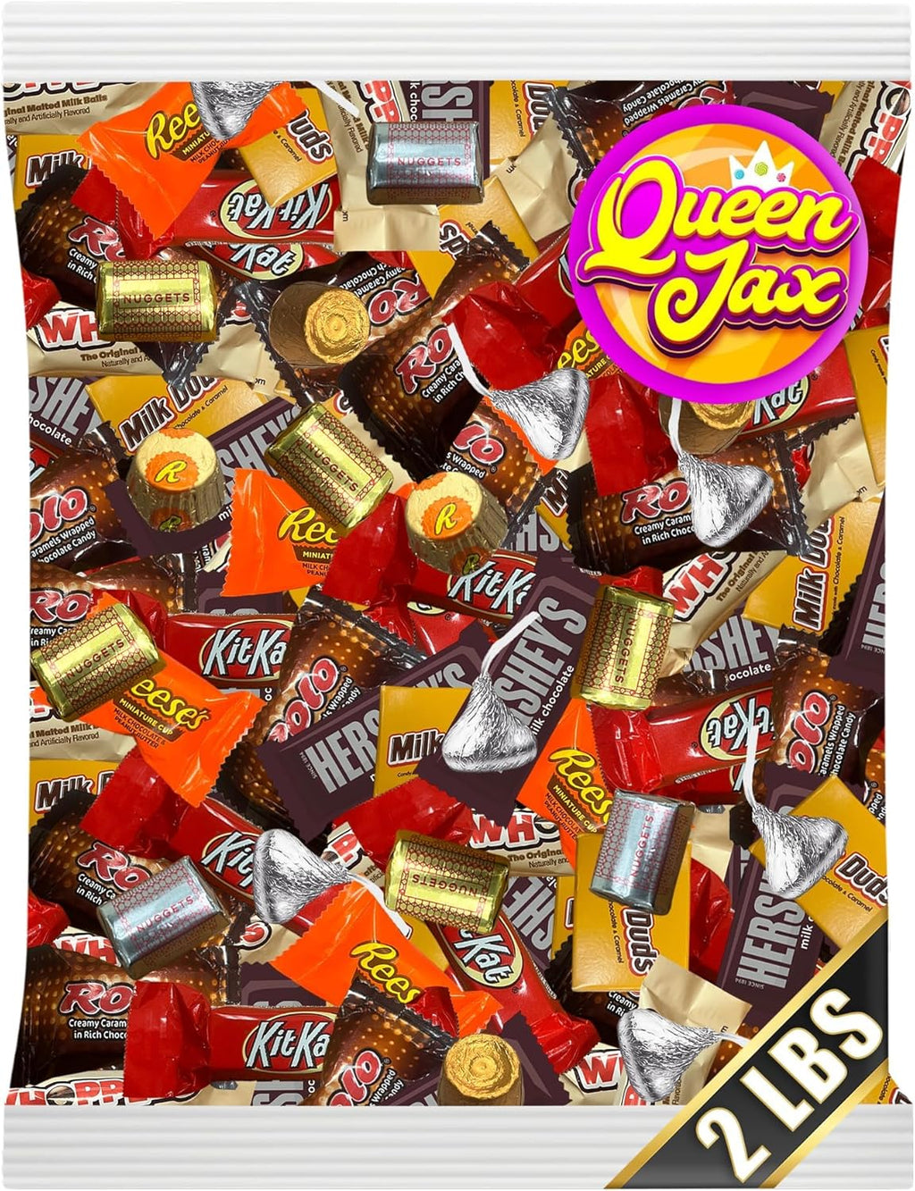 Assorted Chocolate Candy Variety Pack - 2 Lb Bulk Chocolate Mix - Easter - Bulk Mini Chocolates Candy Bars Individually Wrapped - Individually Wrapped Candies