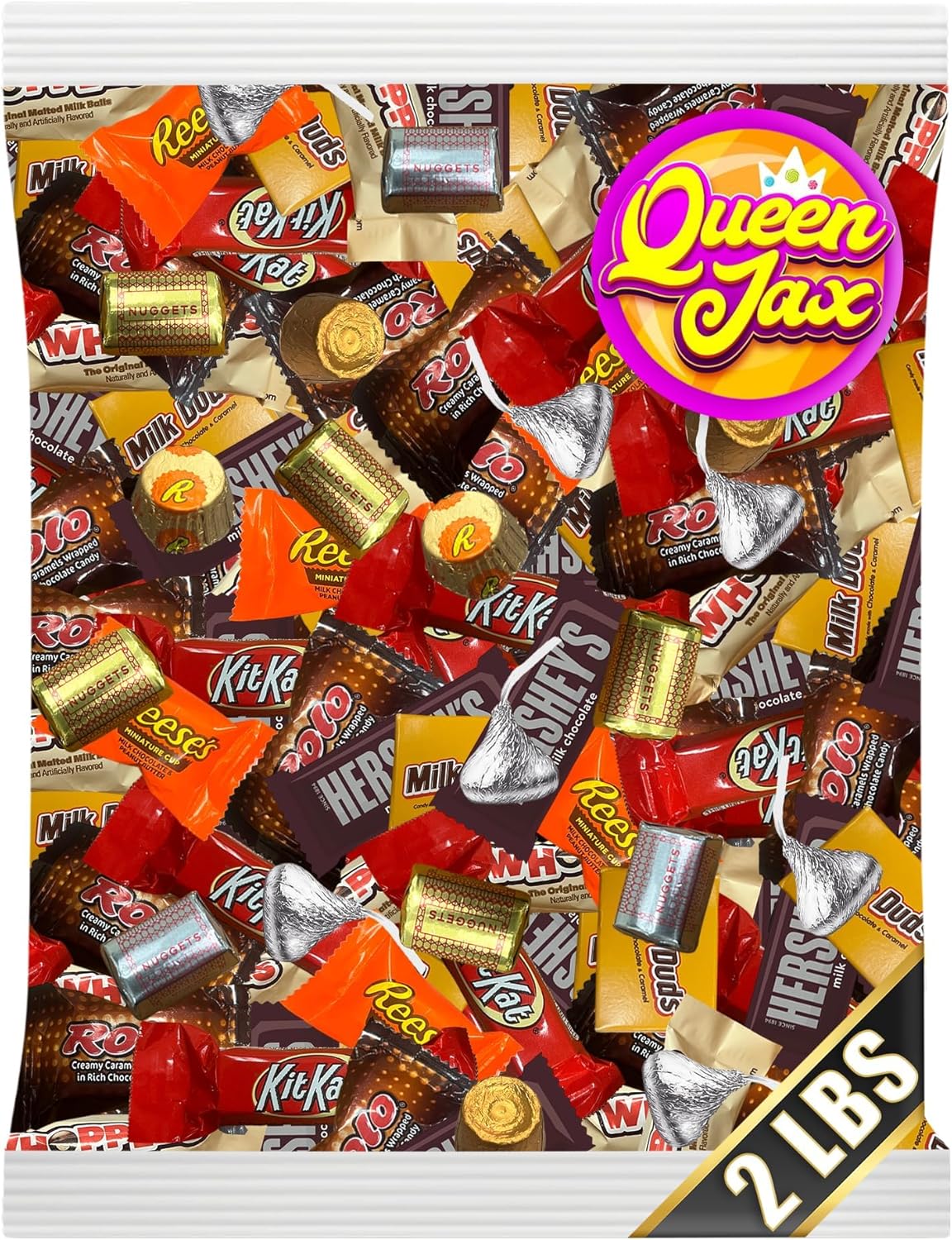 Assorted Chocolate Candy Variety Pack - 2 Lb Bulk Chocolate Mix - Easter - Bulk Mini Chocolates Candy Bars Individually Wrapped - Individually Wrapped Candies