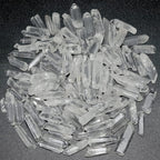 0.45lb Clear Quartz Crystal Points Natural Healing Crystals Tumbled Polished Bulk Stones for Meditation Yoga Chakra Reiki Balancing Crystal Therapy Gemstones Crystals 0.39"-1.18”