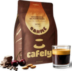 Cafely BanMe - Rare Peaberry Robusta Whole Bean Vietnamese Coffee – Dark Roast, High Caffeine (Rich & Intense), Thick Crema, Low Acid, Single Origin, Direct Trade, For Espresso, Phin, French Press, 12 oz