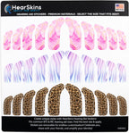 Hearing Aid Stickers Skins, Fits BTE and RIC Hearing Aid Sizes Universally Designed - Endless Customization! Choose from Several and Amplify Your Identity! (Marble)