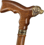 Fashionable Handmade Walking Cane for Men and Women - Labrador Retriever - Cool Wood Cane for Dog Lovers