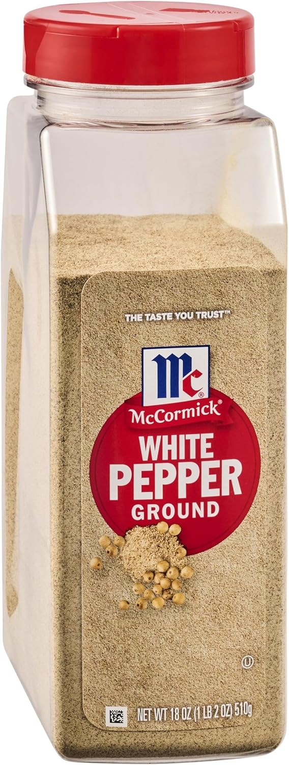 McCormick Ground White Pepper, 18 oz
